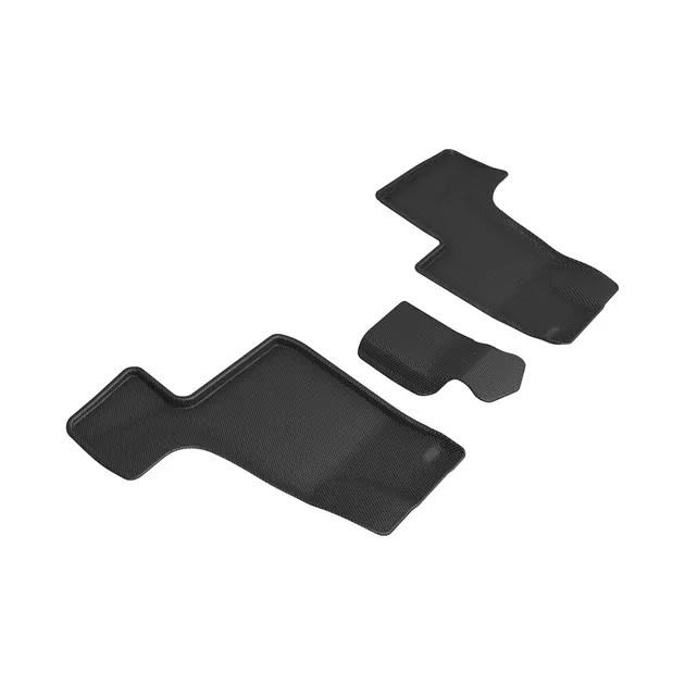 3D MAXpider Kagu 3rd Row Floormats For 13-18 Mercedes GLS / GL X166 - Black